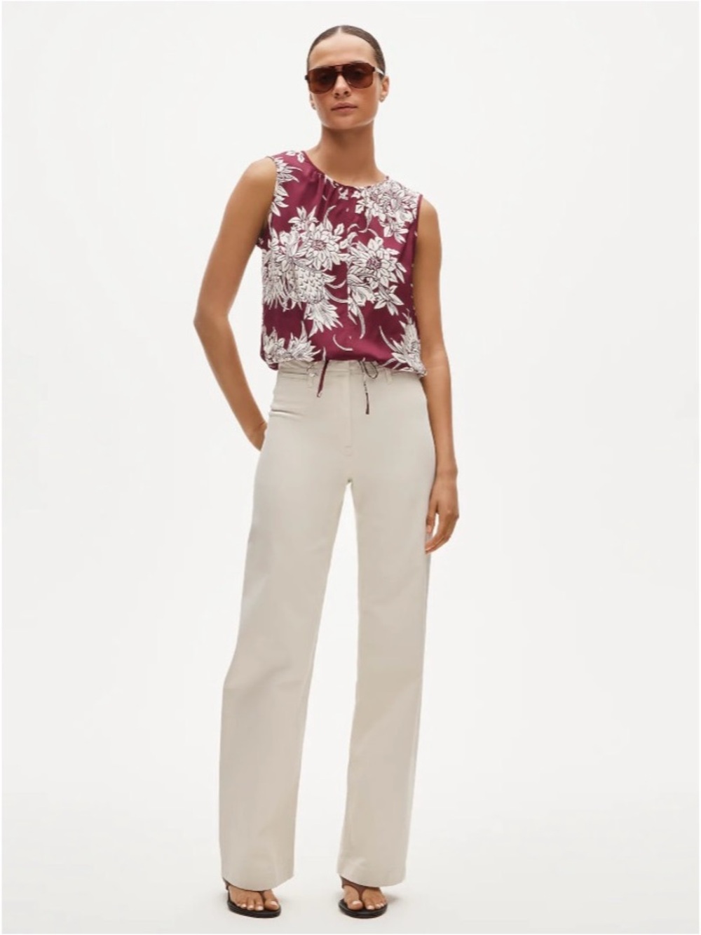 NWT J. Crew Wide-leg Trouser Chino Natural
